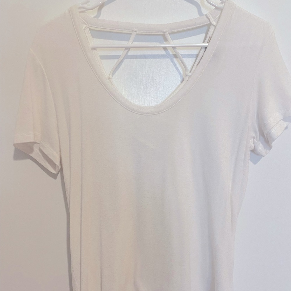 White short sleeve blouse